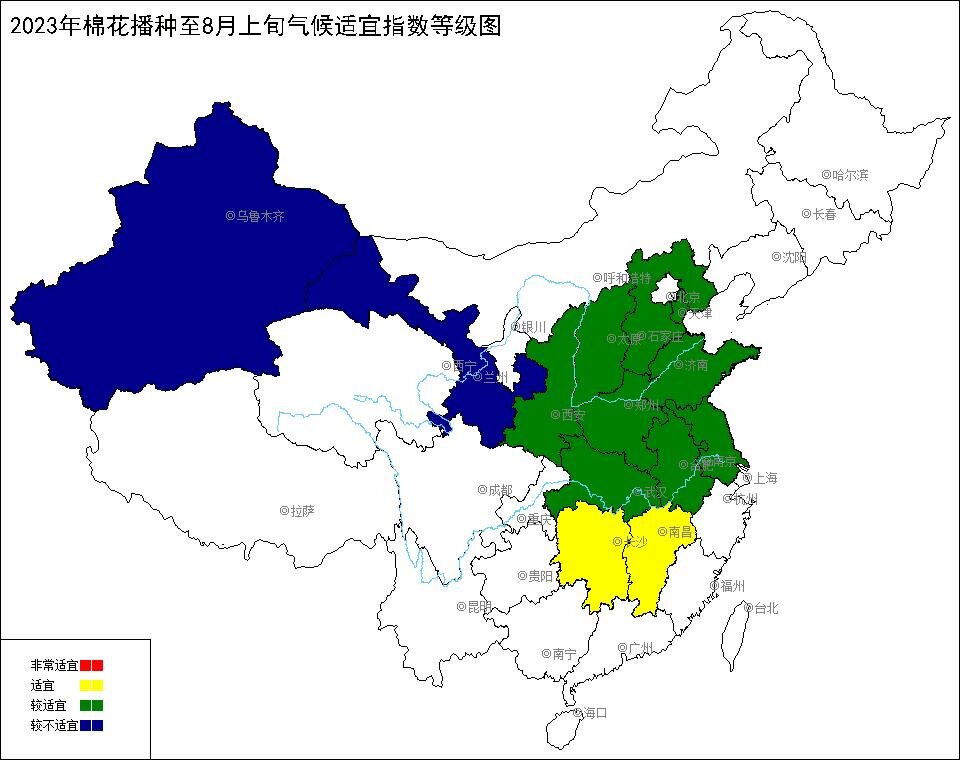 2023年棉花播种至8月上旬气候适宜指数_proc.jpg