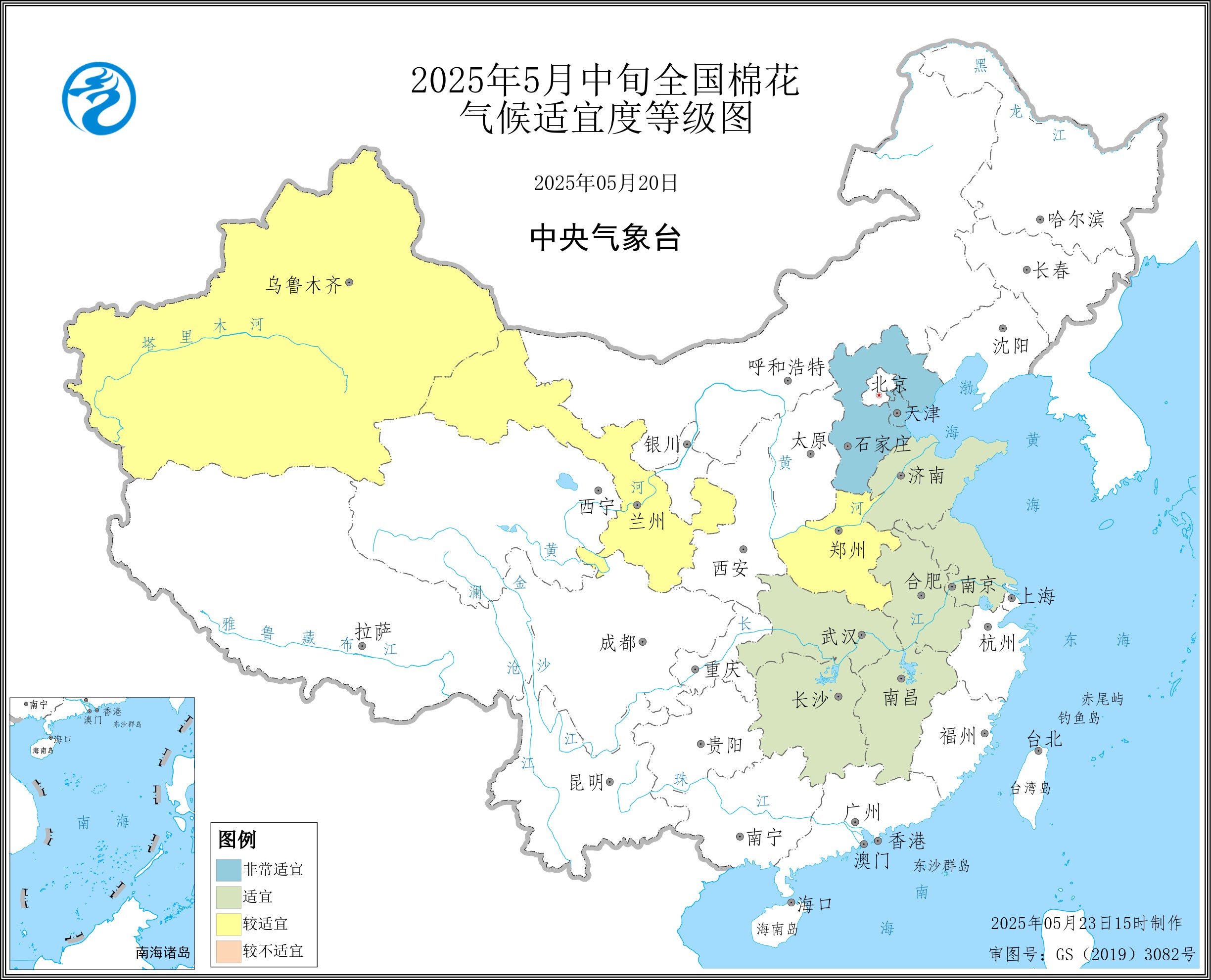 2025年5月中旬全国棉花_气候适宜度等级图.jpg