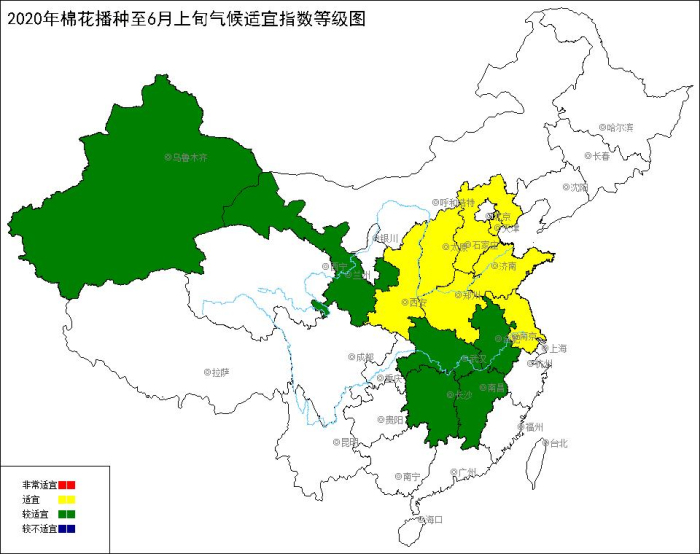 2020年棉花播种至6月上旬气候适宜指数.jpg