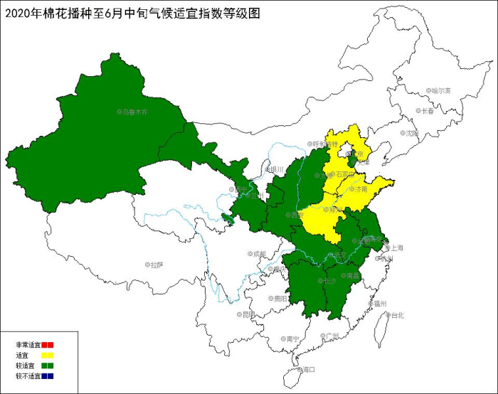 2020年棉花播种至6月中旬气候适宜指数.jpg