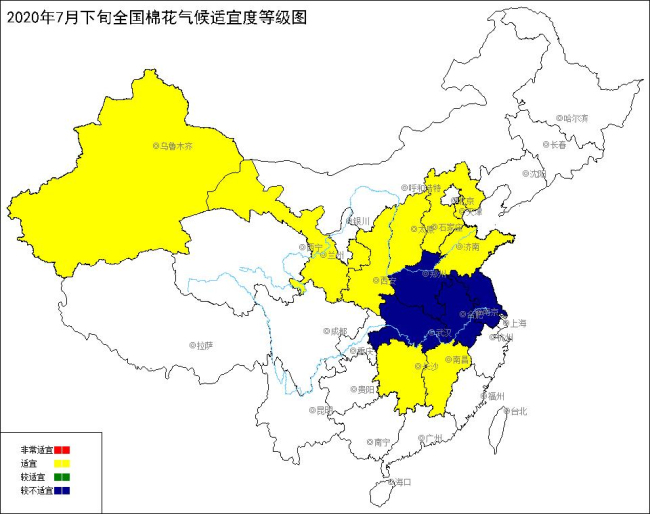 2020年7月下旬全国棉花气候适宜度.jpg
