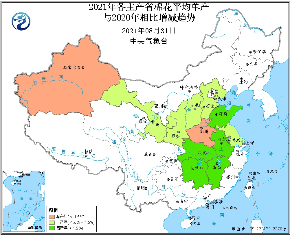 2021年全国棉花产量预报（8月下旬预测）_副本.jpg