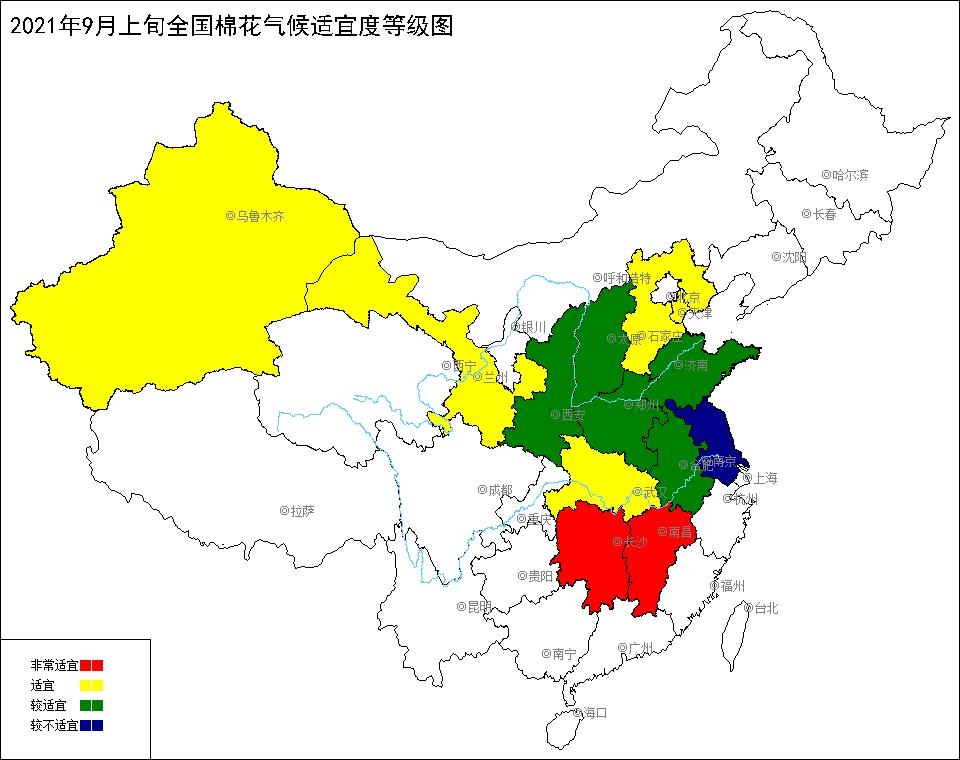 2021年9月上旬全国棉花气候适宜度_副本.jpg