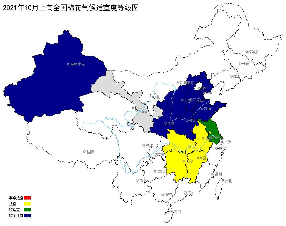 2021年10月上旬全国棉花气候适宜度_副本.png