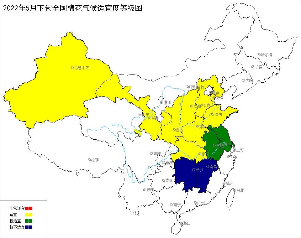 2022年5月下旬全国棉花气候适宜度_副本.jpg