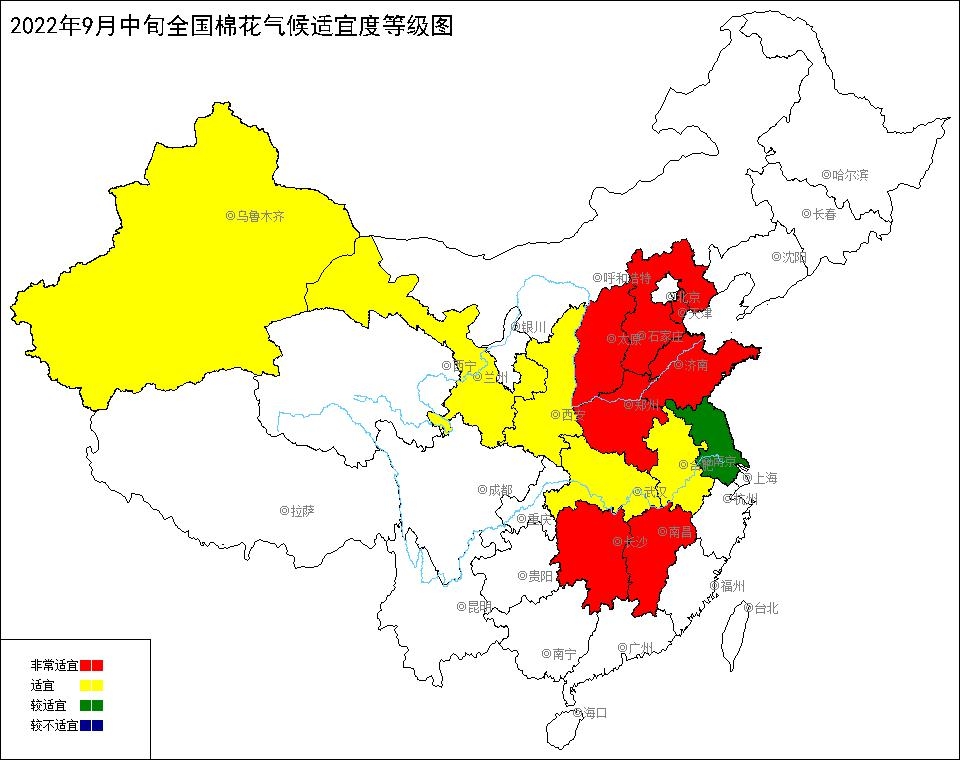 2022年9月中旬全国棉花气候适宜度_副本.jpg