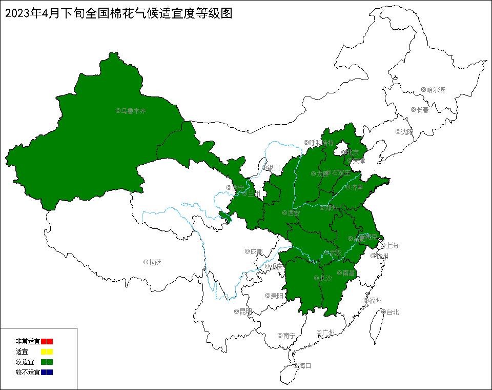 2023年4月下旬全国棉花气候适宜度.jpg