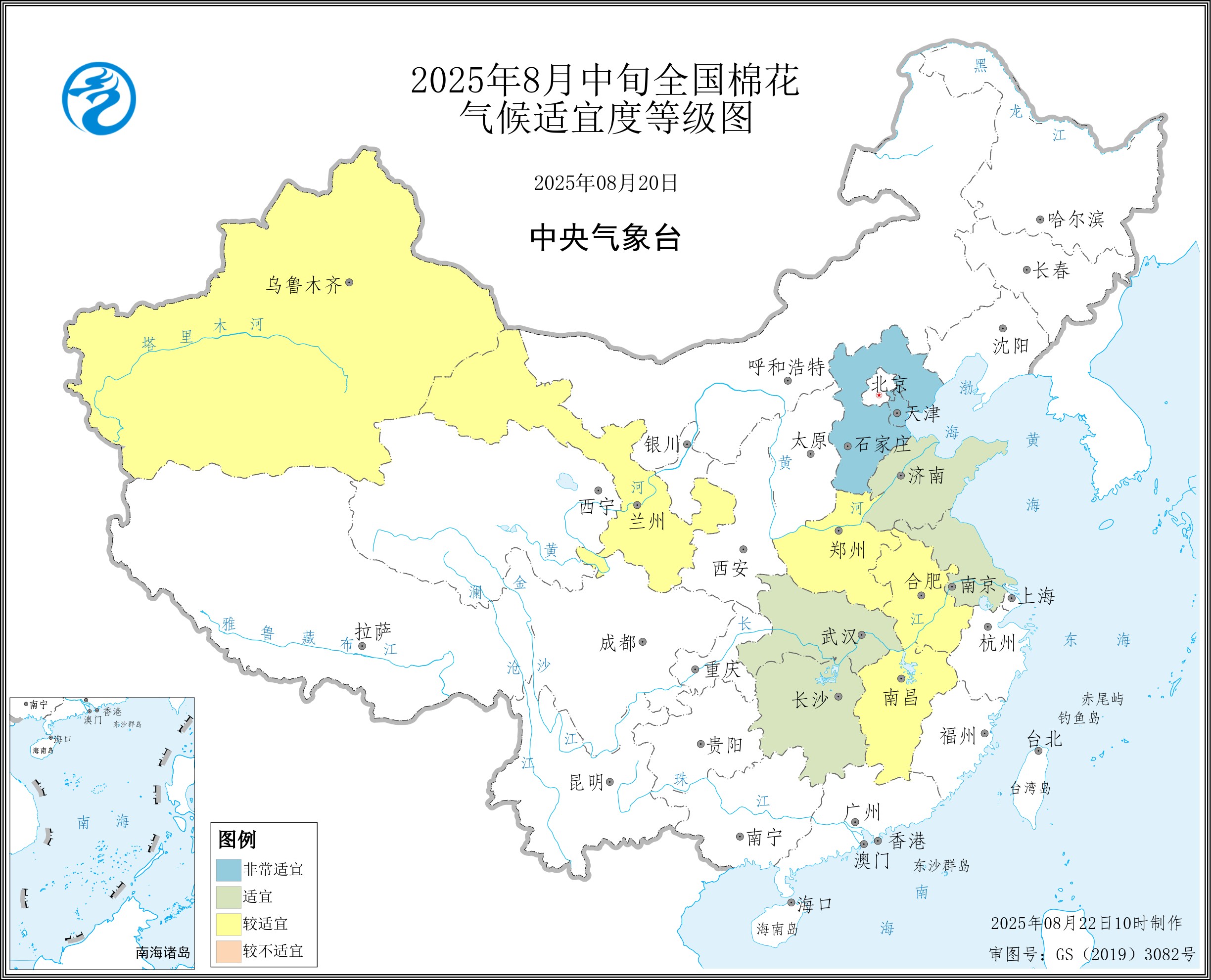 2025年8月中旬全国棉花_气候适宜度等级图.jpg